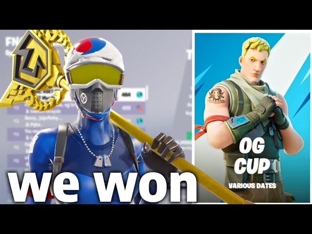 I Finally Won a Tournament.. (OG CUP)