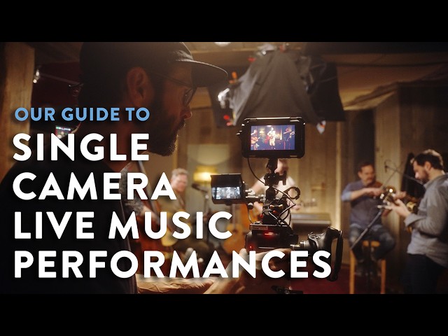 🎥 How to Film Live Musical Performances with Just One Camera! 🎶