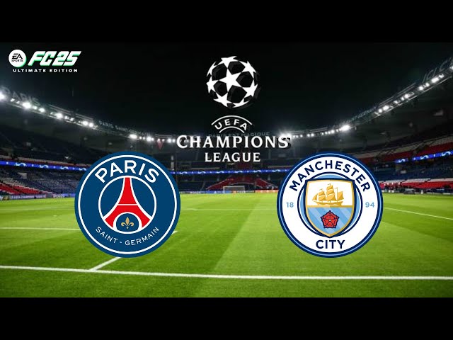 FC 25 l PSG vs Man City l UEFA Champions League l Highlights l Haaland,Dembele