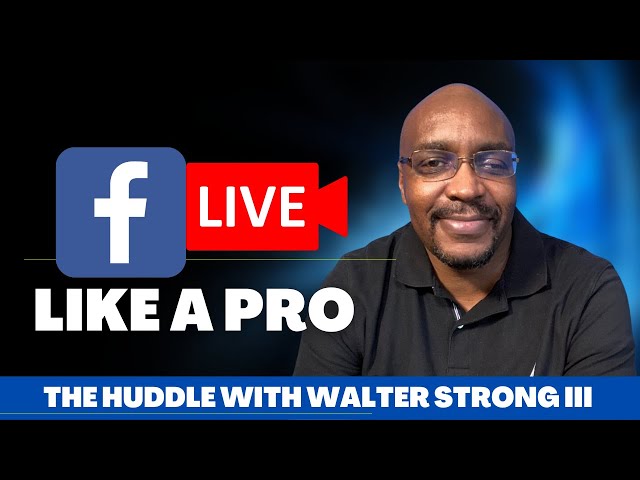 How To Live Stream Like A Pro On Facebook Live! - 5 Tips