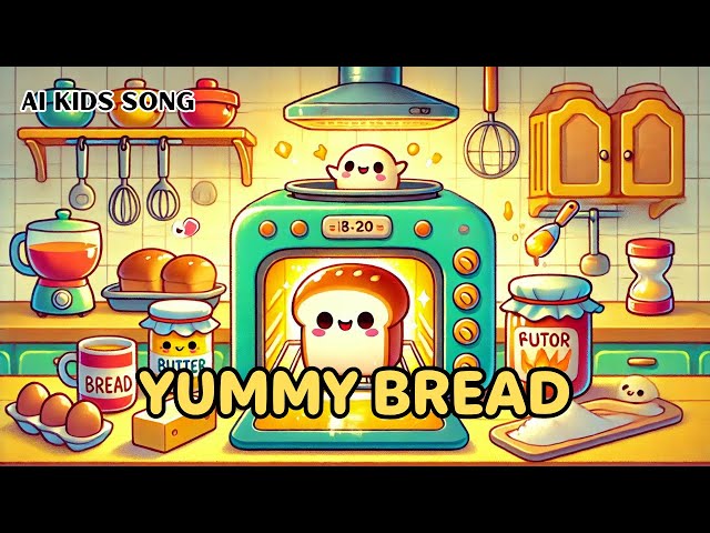 【AI KIDS SONG】YUMMY BREAD | NURSERY RHYMES