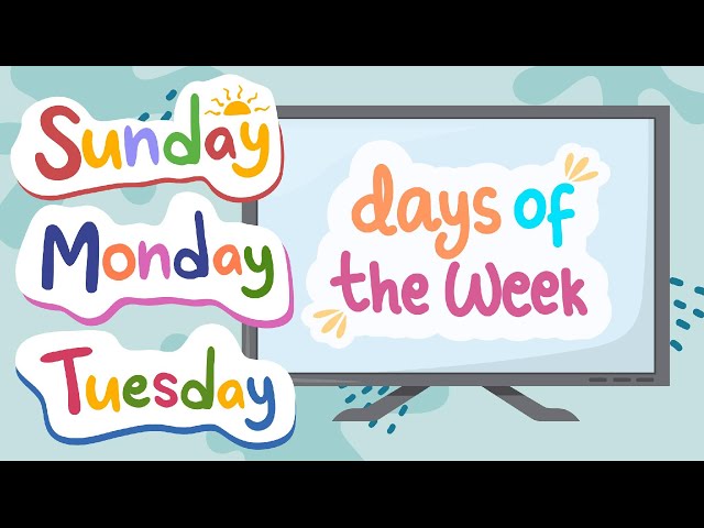 Days of the Week Song | Simple Kids Song | Song for Children