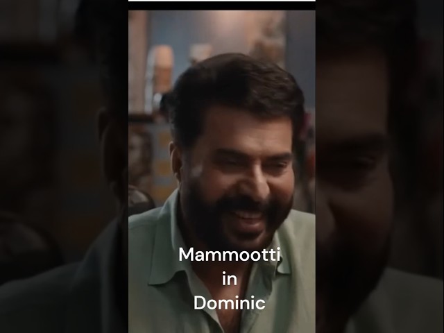 Mammooty in Dominic and the Ladies Purse! #Mammootty  #mammoottykampany #gauthamvasudevmenon #shorts