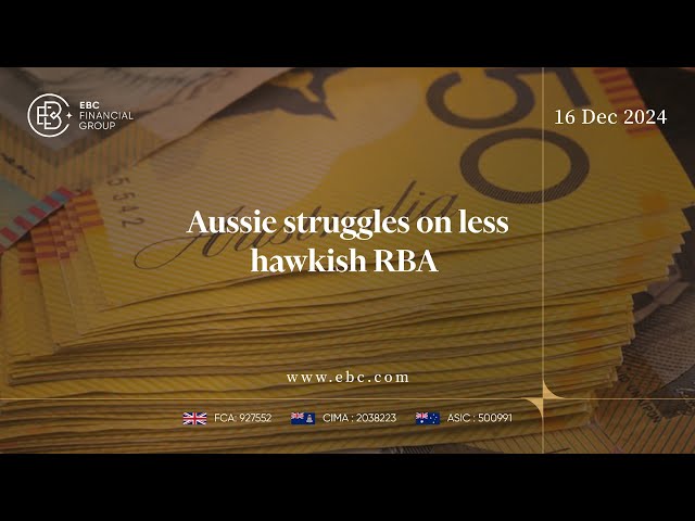 Aussie struggles on less hawkish RBA | EBC Group