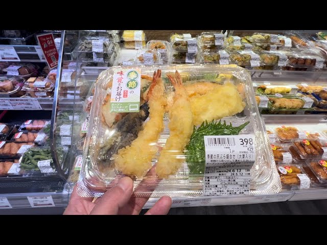 10 Eating Tempura and Japanese Food Grocery Shopping