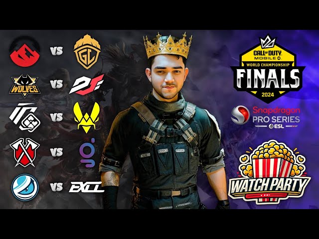 CODM World Championship Finals 2024 Watch Party DAY-1 #CODMCHAMPS24  #Ad #CODM_Partner