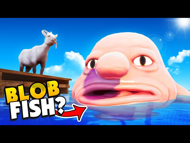 Catching the BLOB FISH In Goat Simulator 3!