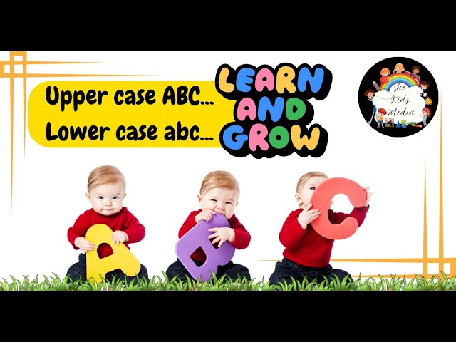 Learn Capital & Small ABC with Flashcards,  Upper & Lower Case abc ABC @zeekidsmedia