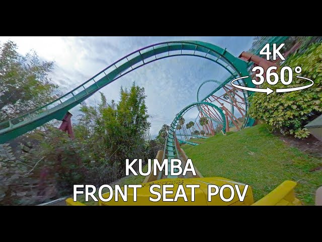 Kumba Front Seat 360° POV - Busch Gardens Tampa [2019] [4K] [360°]