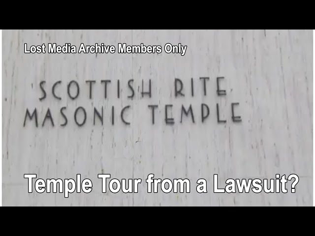 Lost Media Archive Members Only: Early 1990's L.A. Temple Tour For a LAWSUIT!