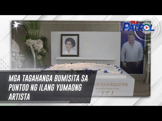 Mga tagahanga bumisita sa puntod ng ilang yumaong artista | TV Patrol