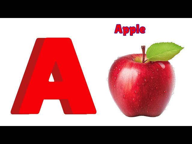 Abc Phonics Song | Cartoon Magic Rhymes for Kids | A is for Apple , a -a Apple