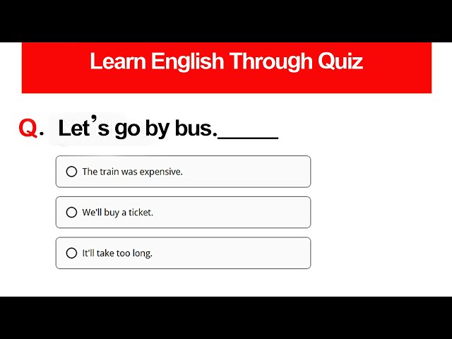 Learn English Through Quiz || 25 English Simple Questions and answer Test || Quiz-3