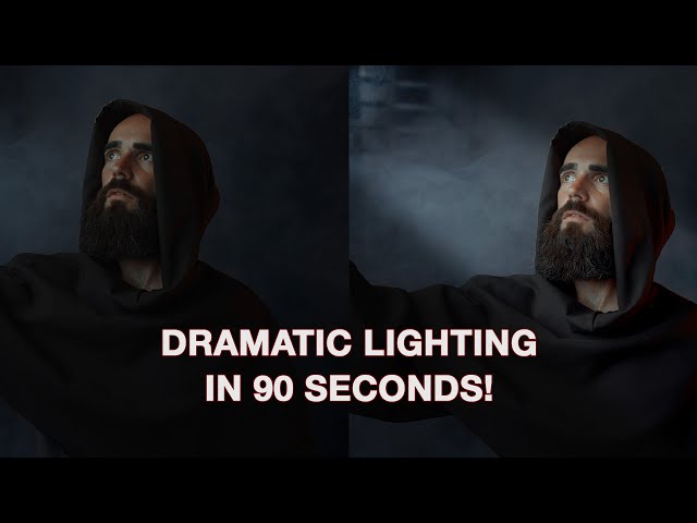 How To Create A Dramatic Light Source - Photoshop 2023