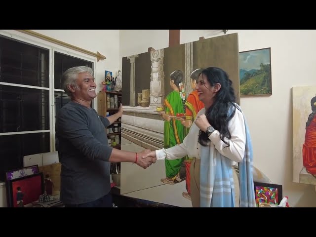 Affordable Art stories with EStudio with Artist Rama Suresh