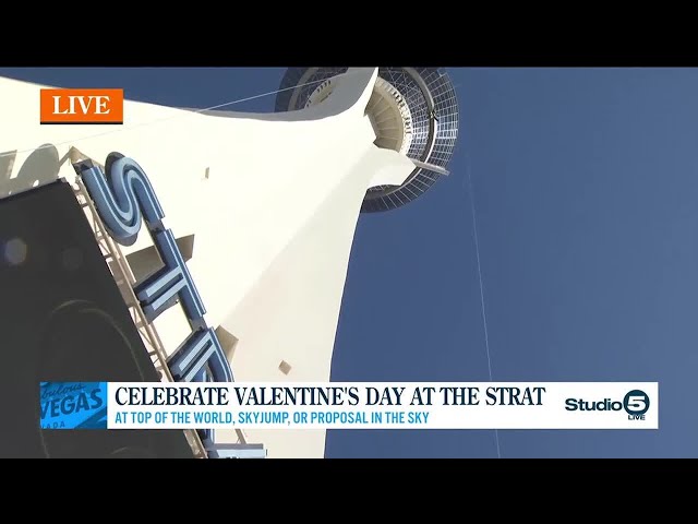 Take the leap of love with the skyjump at the STRAT