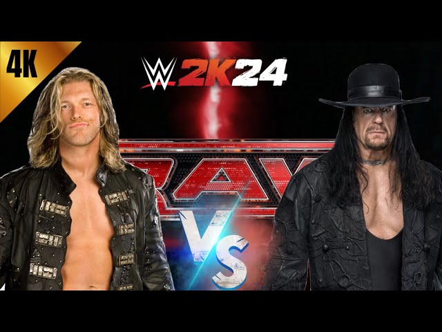 WWE2K24 Edge VS Undertaker for the World heavywieght Championship at RAW´'07