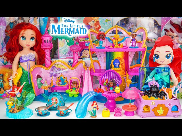 Disney Ariel Toys Collection Unboxing | Review Disney Junior Ariel Deluxe Atlantica Palace Playset