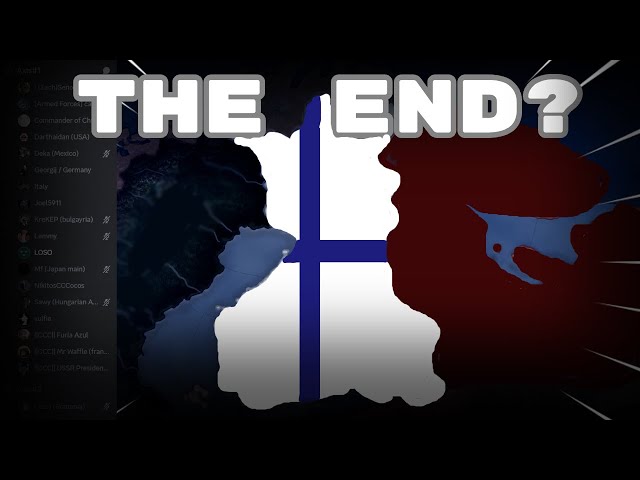 Finland Takes on the WORLD in HOI4 MP Axis vs Allies Showdown!