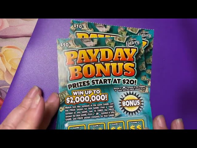 Surprise, Lucky Payday Bonus Ticket!