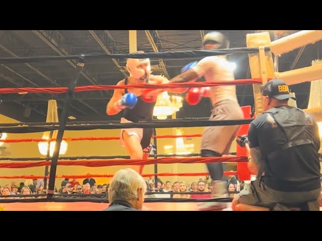 My First Amateur Boxing Fight-145 lbs. (Round 2/3)