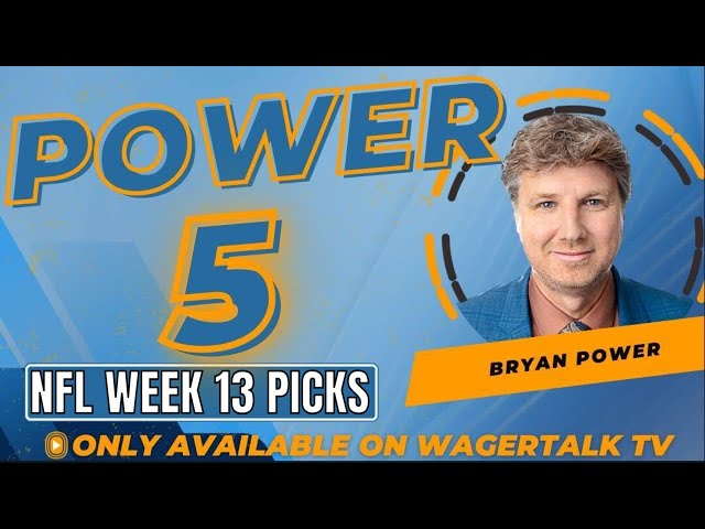 Sunday NFL Week 13 Picks, Predictions and Best Bets | NFL Free Picks | Power 5 for 12/1/24