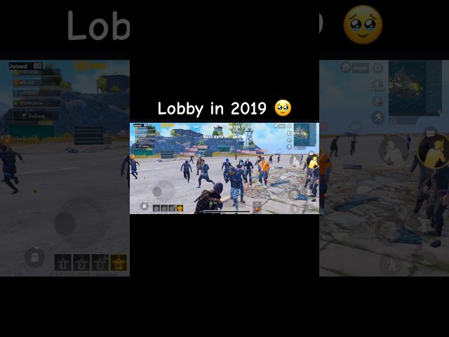 Lobby in 2019 🥹  #levinho #teamvasa #pubgmobile