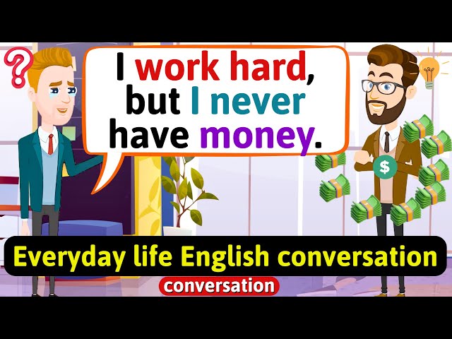 Shadowing English Conversation Practice (How to save money) Improve English Speaking Skills