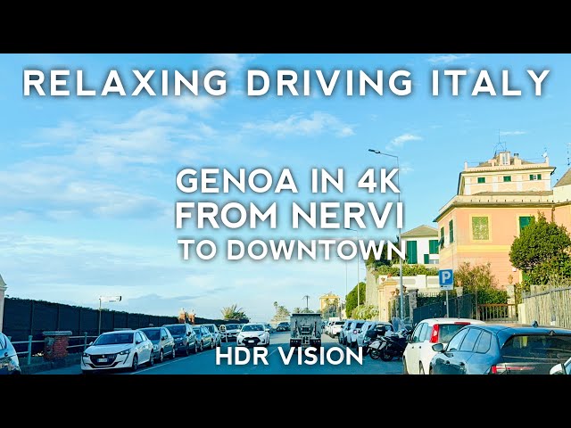 Driving Italy Genoa in 4K - Around Italian Coast - Italy Travel Video