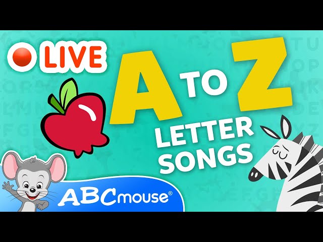 🔴 LIVE: Learn the Alphabet from 🌟 A to Z! ✨ | ABCmouse 📚 Alphabet Songs for Kids 🎶 ✨