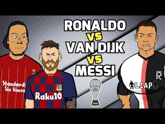 🏆MESSI vs RONALDO vs VAN DIJK!🏆 The Best Awards: Football Challenges