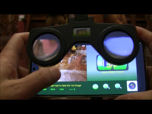 (2).  Cellphone VR 3D SBS capture, view & edit --MS3D ChaCha App