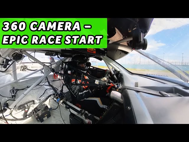 360 CAMERA! EPIC RACE START footage on Porsche GT3R 991.1