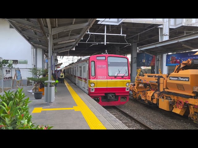 Stasiun Depok Baru: Kompilasi KRL Commuter Line [4K] | JR 205, TM 6000, TM 7000, Tokyu 8500