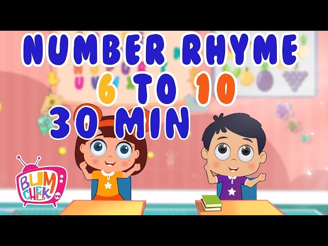 The Number Song For Kids | Numbers Rhyme 30 min | Learn Counting 6-10 |Nursery Rhymes Kids Song