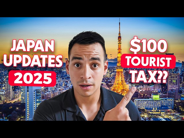 INSANE New Japan Tourist Tax?? MAJOR Japan Tourism Updates 2025 YOU MUST KNOW!