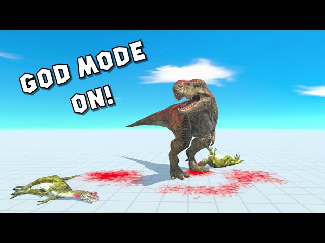 REMASTERED TREX (GOD UNIT) vs 2 x ALL DINOSAURS and CREATURES - Animal Revolt Battle Simulator