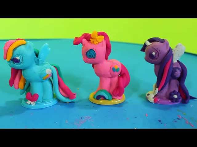 Play Doh - My Little Pony | Rainbow Dash, Pinkie Pie, Twilight Sparkle | Unboxing!