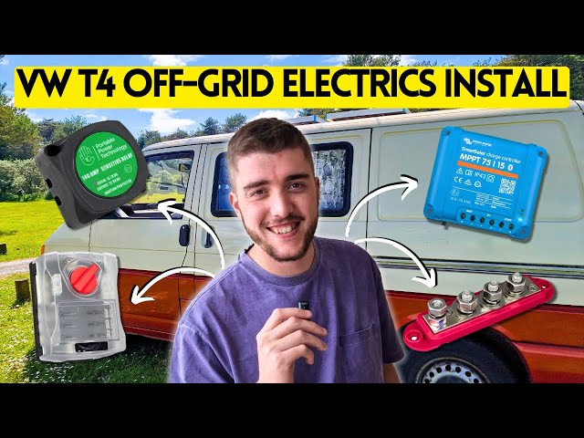 OFF-GRID 12v Electrics Install | VW T4 Transporter Van Conversion