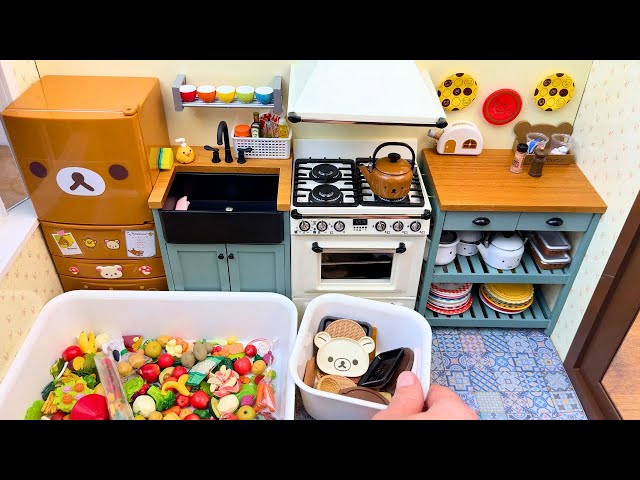 mini kitchen set ASMR