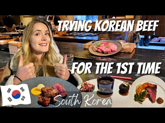 We tried Korean beef for the first time | Korean Beef Omakase Experience! 🇰🇷