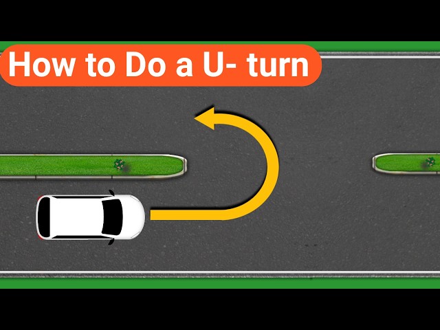 How to Do a U -Turn Step by Step//Making U- turn at the Median for Beginners#uturn #driving