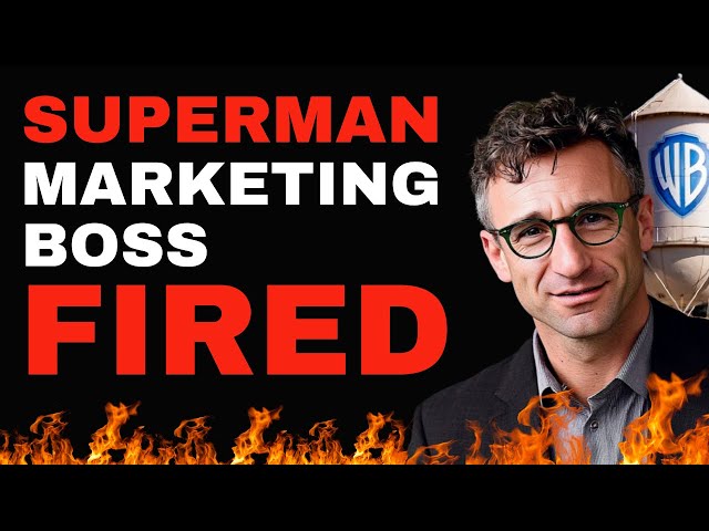 Warner Bros FIRES marketing BOSS for SUPERMAN!