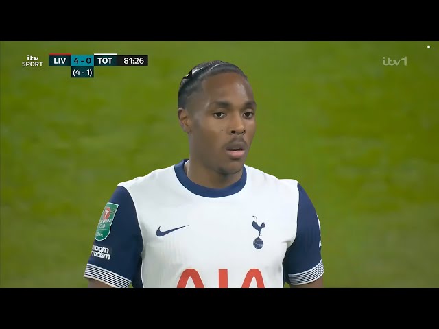 Mathys Tel Tottenham Debut vs Liverpool•[6/2/2025]