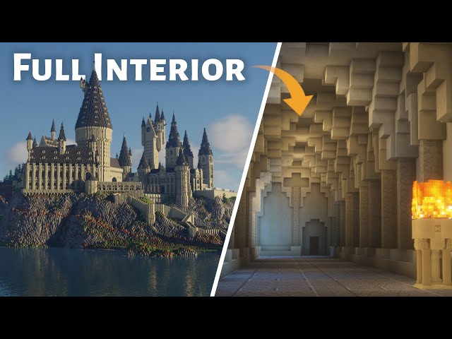 Minecraft Hogwarts Full Interior Tour