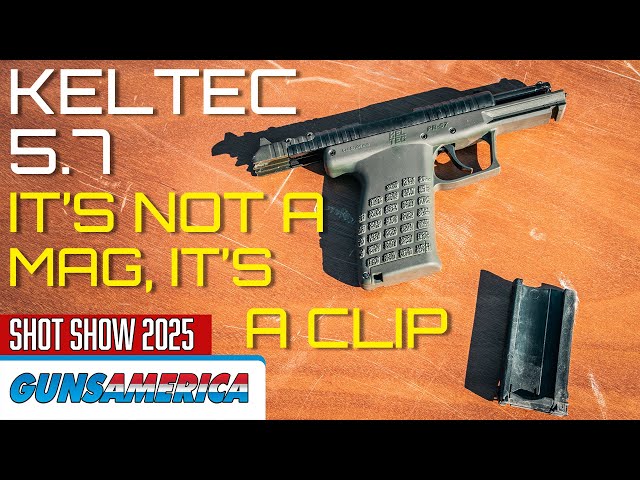 KelTec's PR57 Loads Via a Stripper Clip! -- SHOT Show 2025