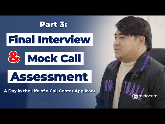 Call Center Actual Application | Mock Call | Final Interview | Kuya Reneboy in Metacom Part 3