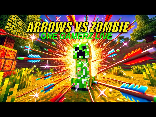 🔴Minecraft Arrows Vs Zombie #minecraft #minecraftshorts #shortslive #shorts