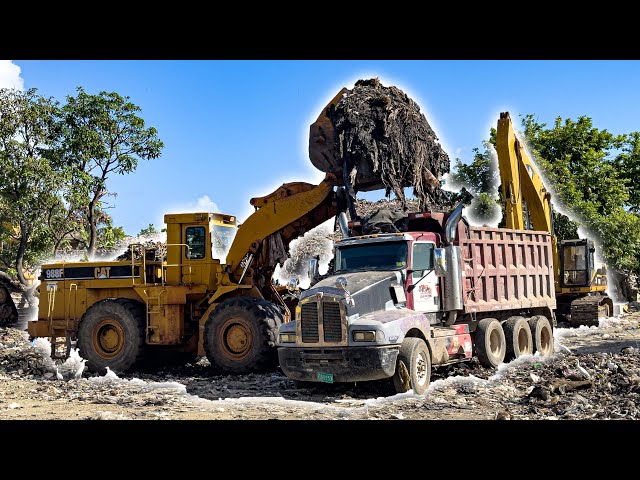 Trucks are transporting waste from St. Thomas to the Riverton dump.