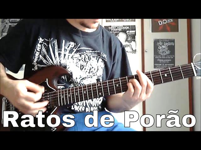 Ratos de Porão - Crucificados Pelo Sistema (Guitar Cover) HD HQ (Hardcore Punk) by Xmandre #nasio